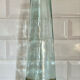 Transparent glass vase