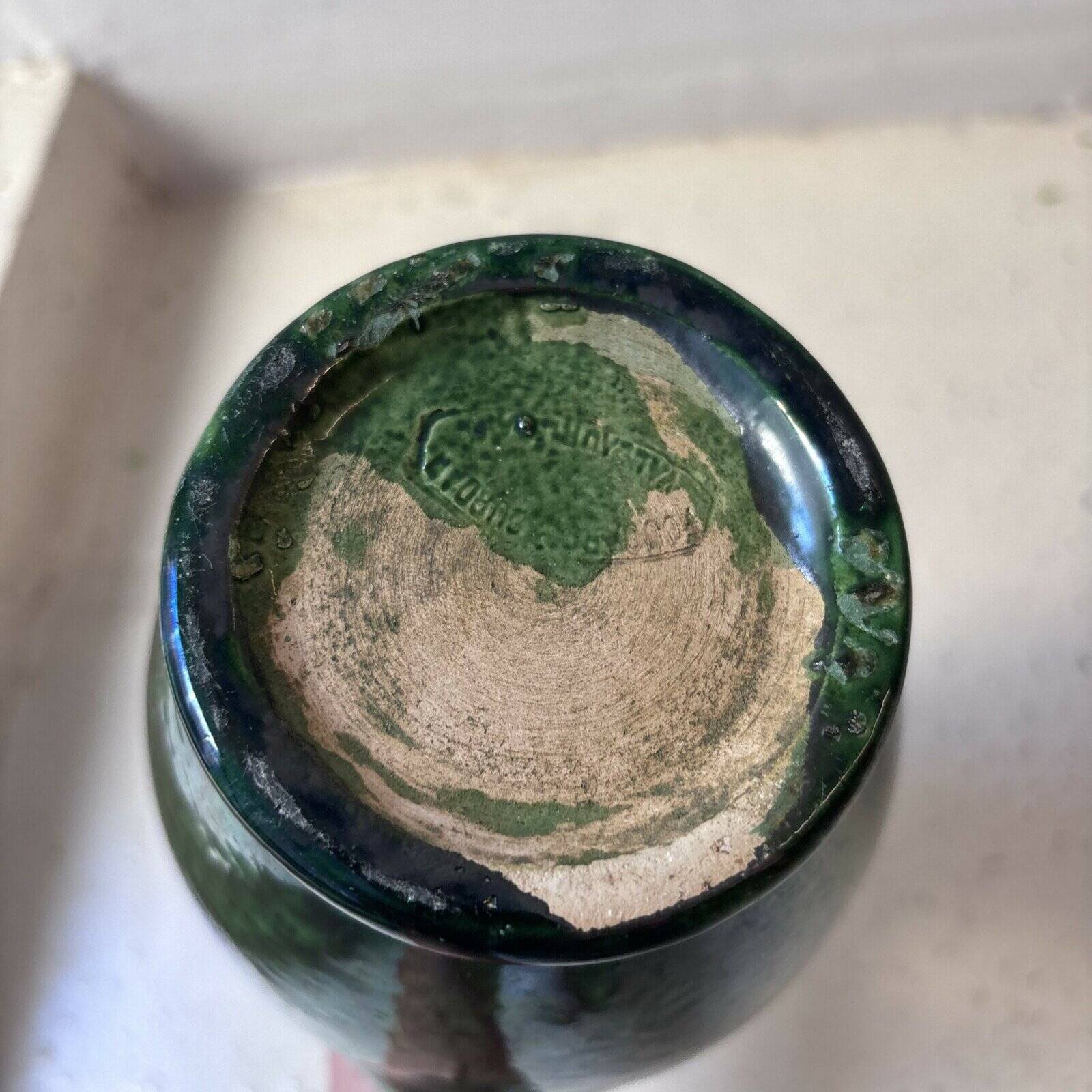 Pichet en céramique Vallauris vert