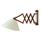 1960s/70s Teak Scissor Lamp Wall Lamp Mid Century Danish Design Denmark