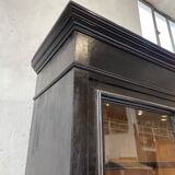 Napoleon 3 walnut window glass cabinet