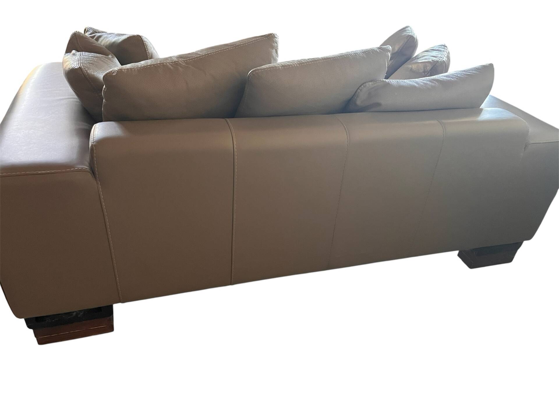 Roche Bobois leather two-seater sofa