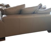 Roche Bobois leather two-seater sofa