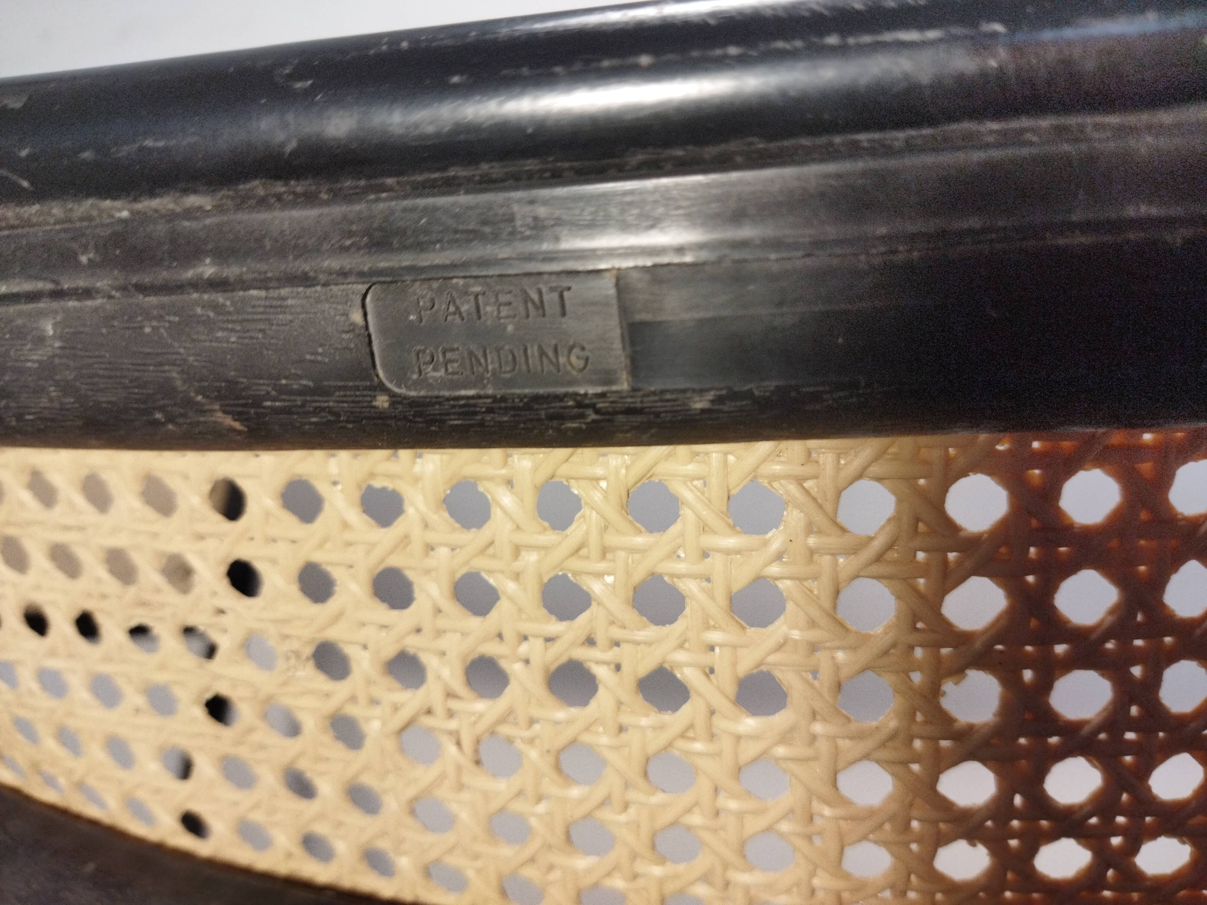 Pair of Italian folding chairs