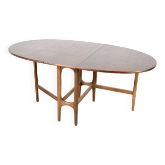 Midcentury Drop Leaf Teak Table. Vintage Modern / Retro / Danish Style.
