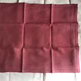 Set de 3 serviettes roses