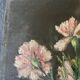 Huile sur bois bouquet
