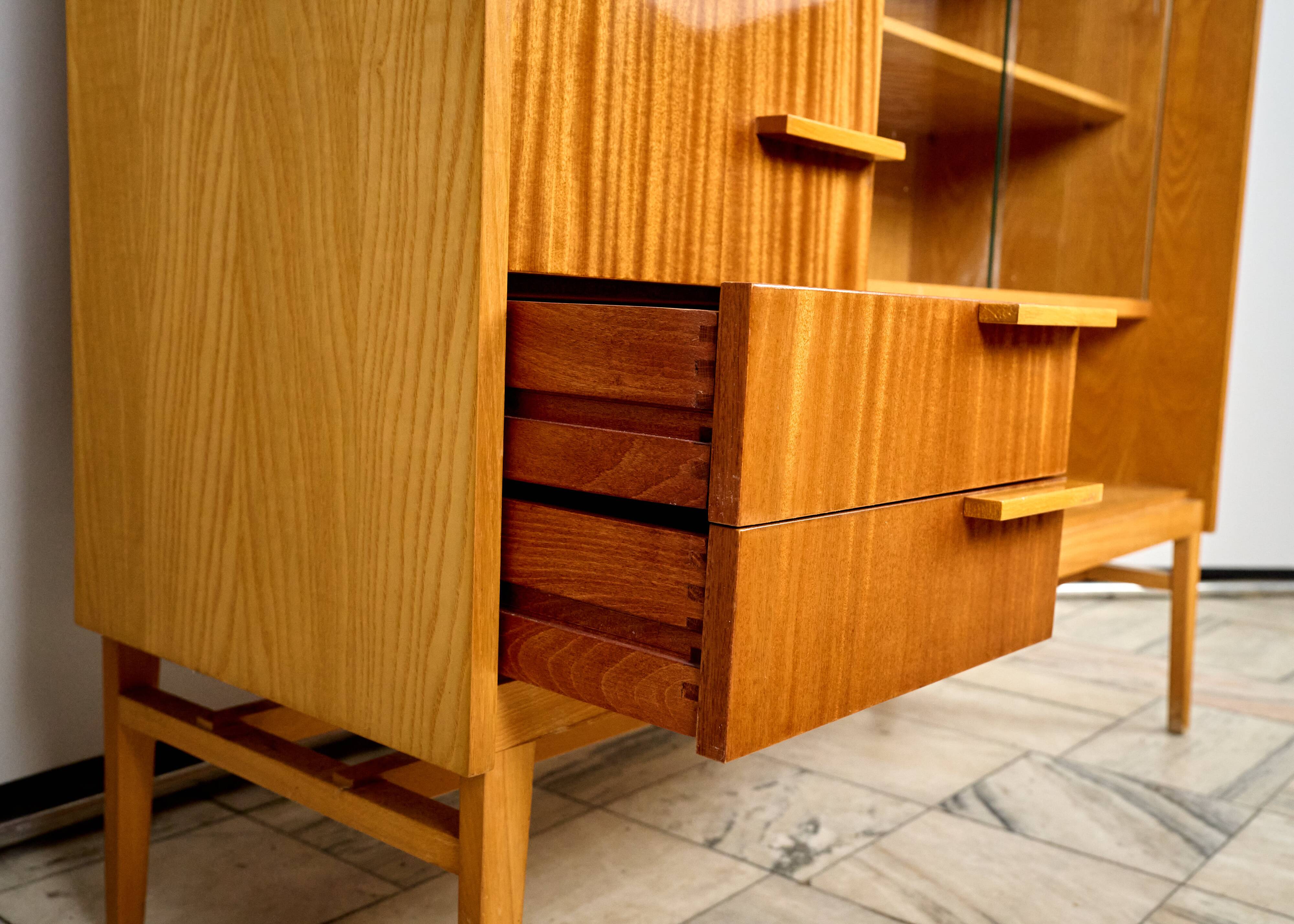 Vintage Display Cabinet by František Mezulánik for Up Závody, 1970s