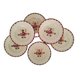 Longchamp Earthenware Dinner Plates Agen Model Vintage