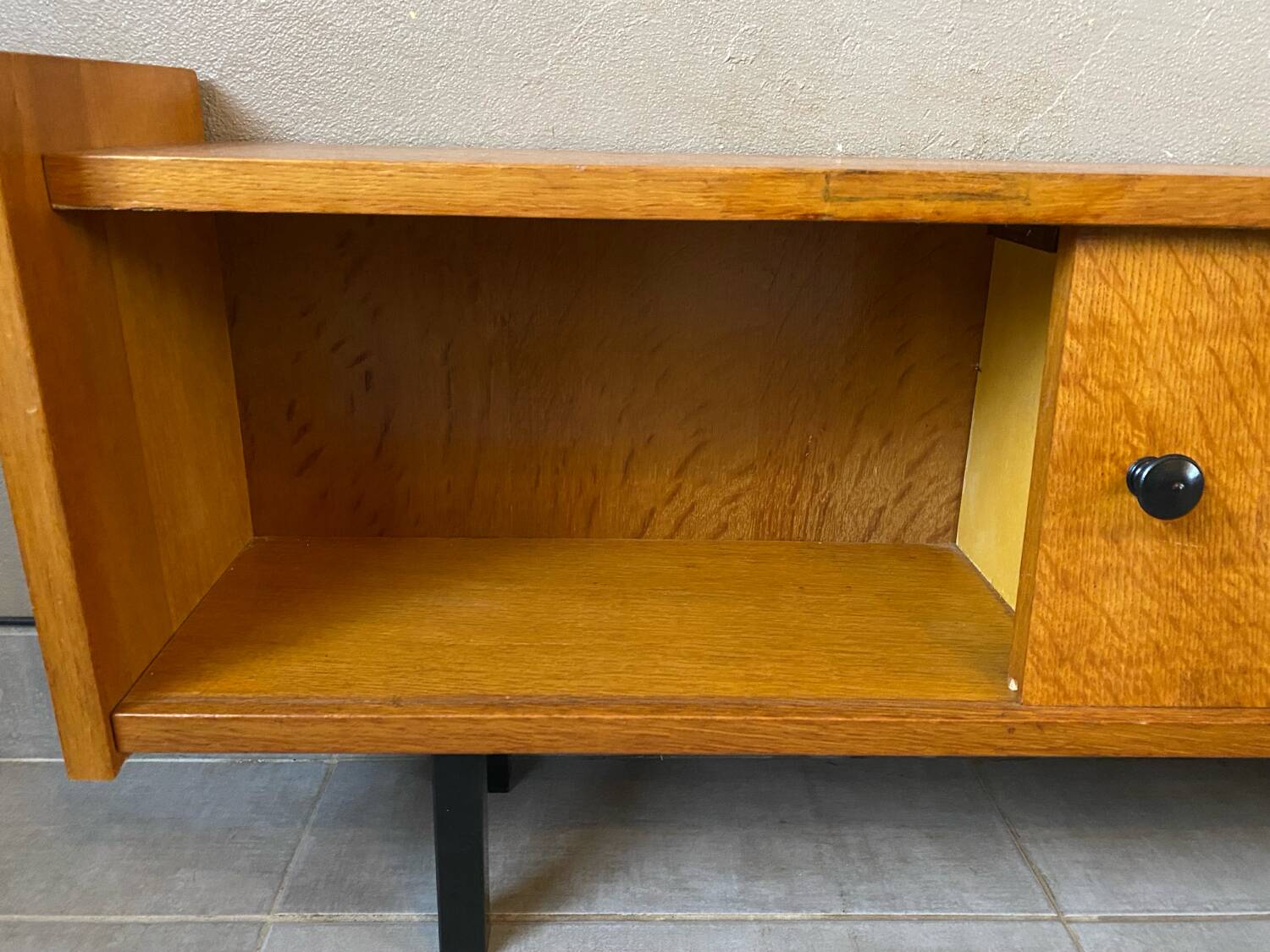 Vintage wooden sideboard from the 1960s (shallow)