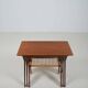 Danish nesting tables designed by Johannes Andersen for Silkeborg, 1960s