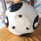 Ceramic ball vase with black and white circles Art Deco Italy Vintage 1940