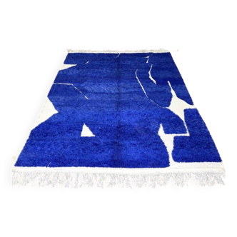 Moroccan rug, blue, 150/250cm