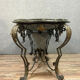 Table with a beautiful marble with green sea throat