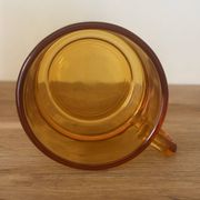 Vintage set of 6 brown coffee cups Vereco