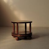 Art Deco gueridon in marquetry, circa 1930.