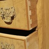 Small vintage commode sandblasted.