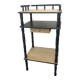Telephone table, freestanding shelf