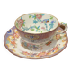 English porcelain cup and saucer, Minton