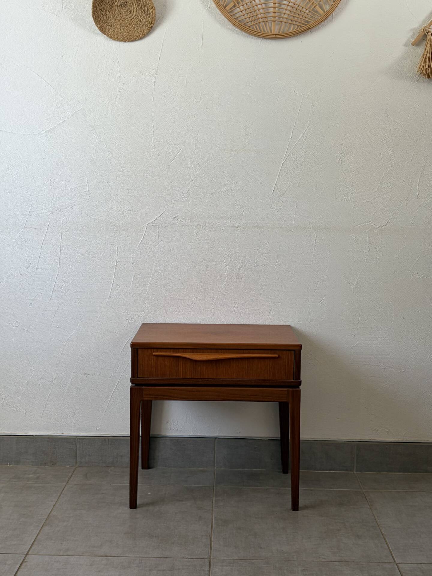 Vintage bedside table from the 1960s.