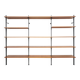 Swedish walnut shelving system by Pira, 1960s