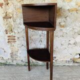 Vintage corner shelf on tripod legs, circa 50/60