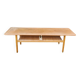 Hans Wegner coffee table (oak and cane)