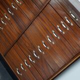 Vintage dutch mahogany jewelers / watchmakers cabinet, circa 1930