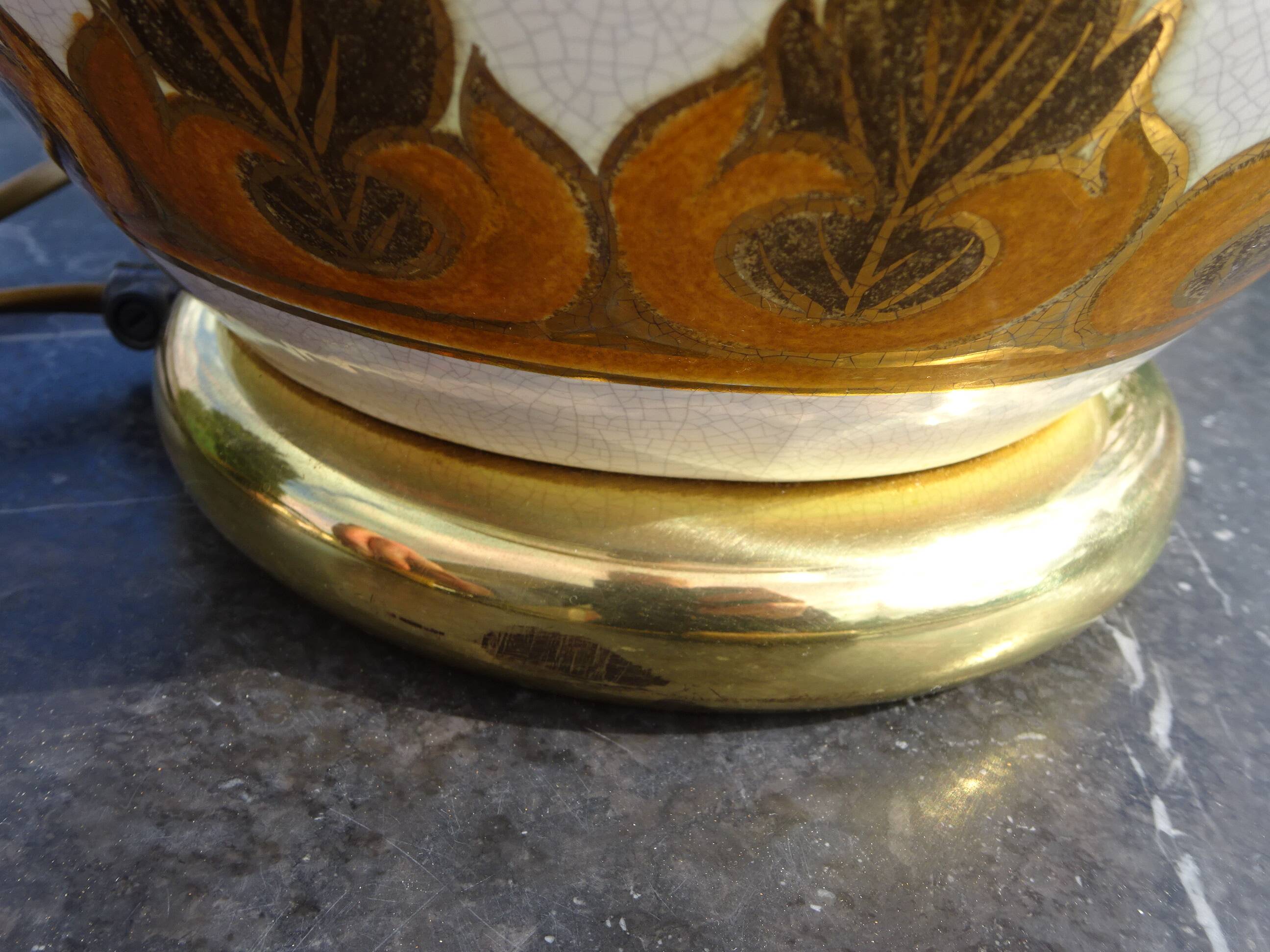 Large Louis Drimmer floor lamp, 74 cm in height.