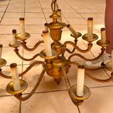 Bronze chandelier with 12 candles