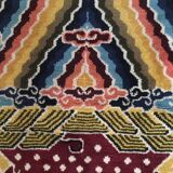 Large Chinese carpet Ningxia twentieth century  148x490cm