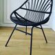Rattan and wicker chair 1960 Rohé Noordwolde