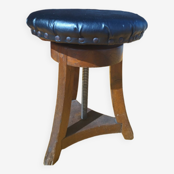 Tabouret à vis, danois bois