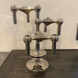 3 s22 candlesticks and 1 nagel modular base vintage 1970