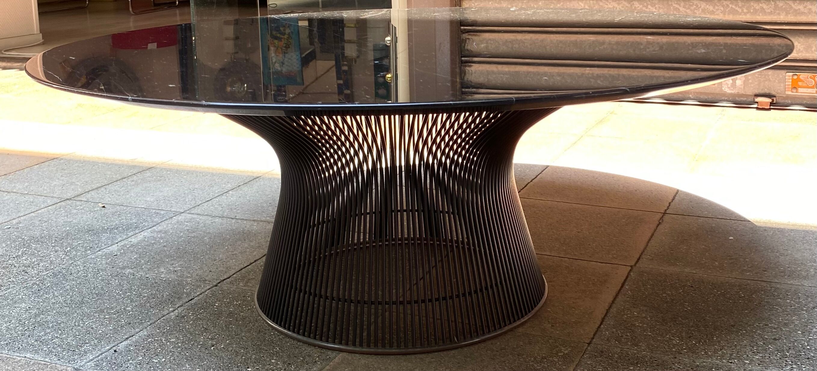 Coffee table by Warren Platner - Limited Edition Knoll bronze 2020