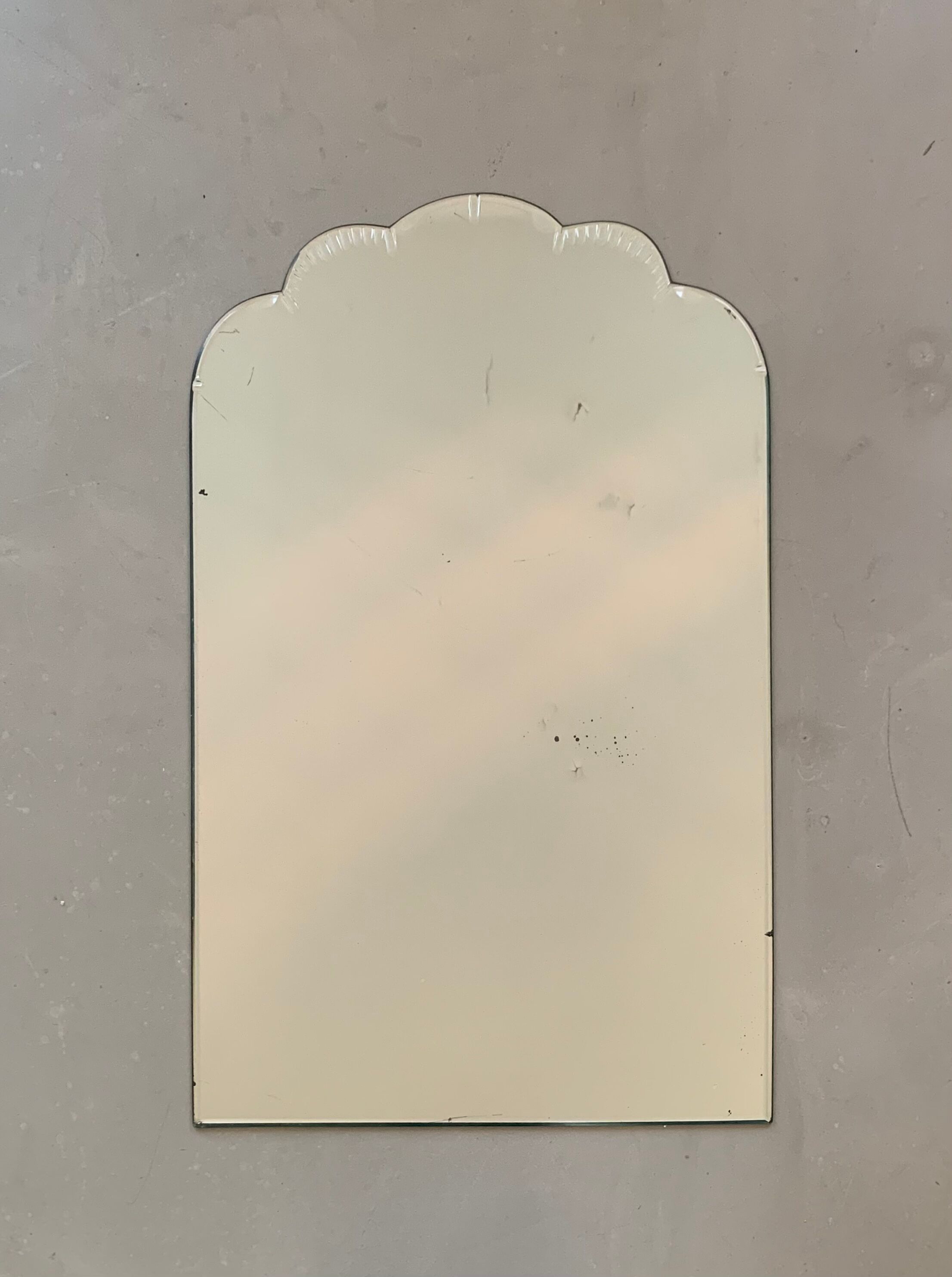 Old beveled mirror 53x82cm