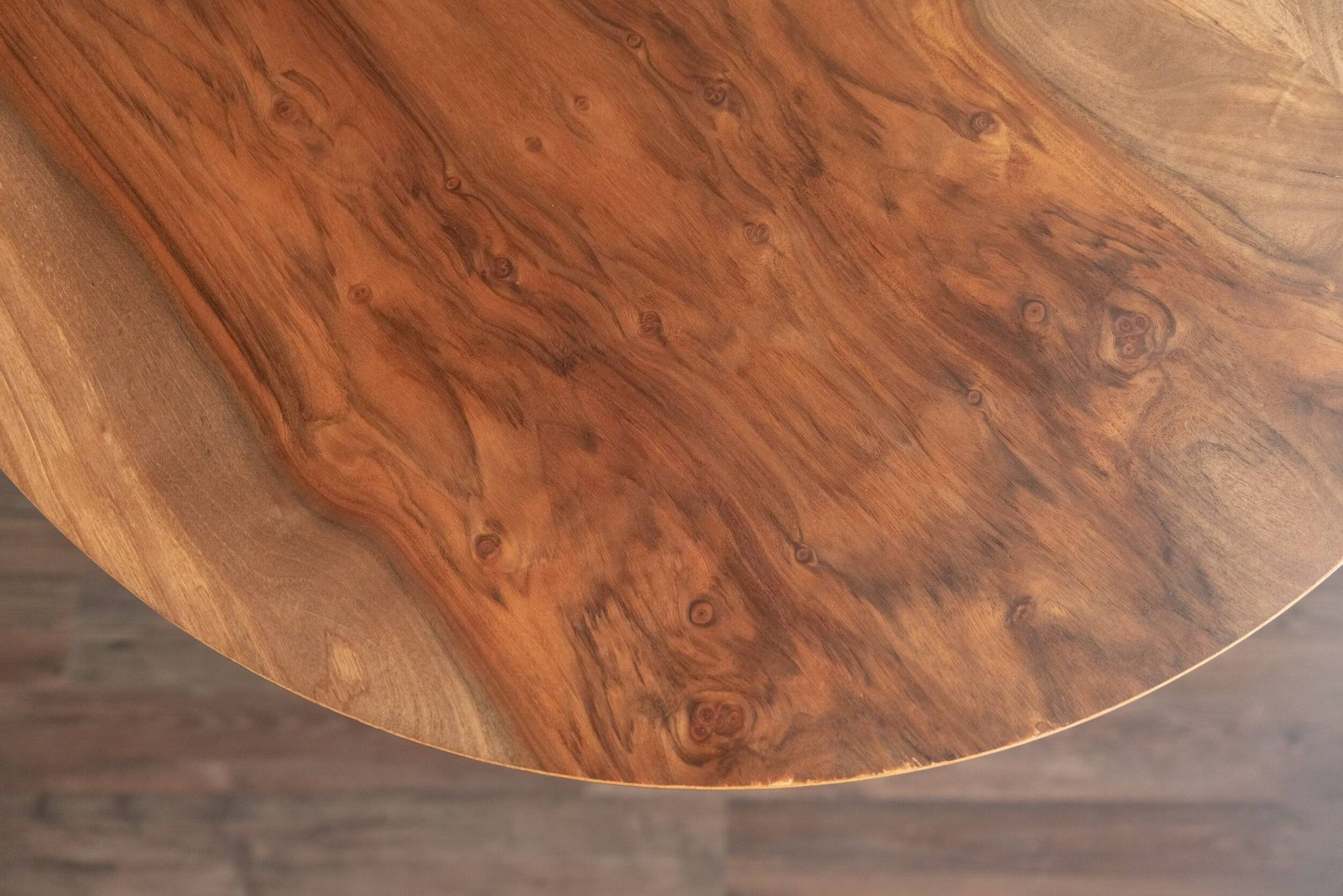 Table d'appoint tchécoslovaque en bois, années 80