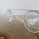 Wall coat rack in transparent plexiglass 3 hooks. 1980