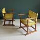 Paire de petits fauteuils années 30-40