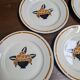 Set of 6 vintage Badonviller France "Jade" dinner plates
