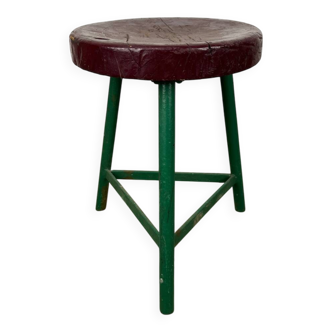 Industrial loft style tripod stool