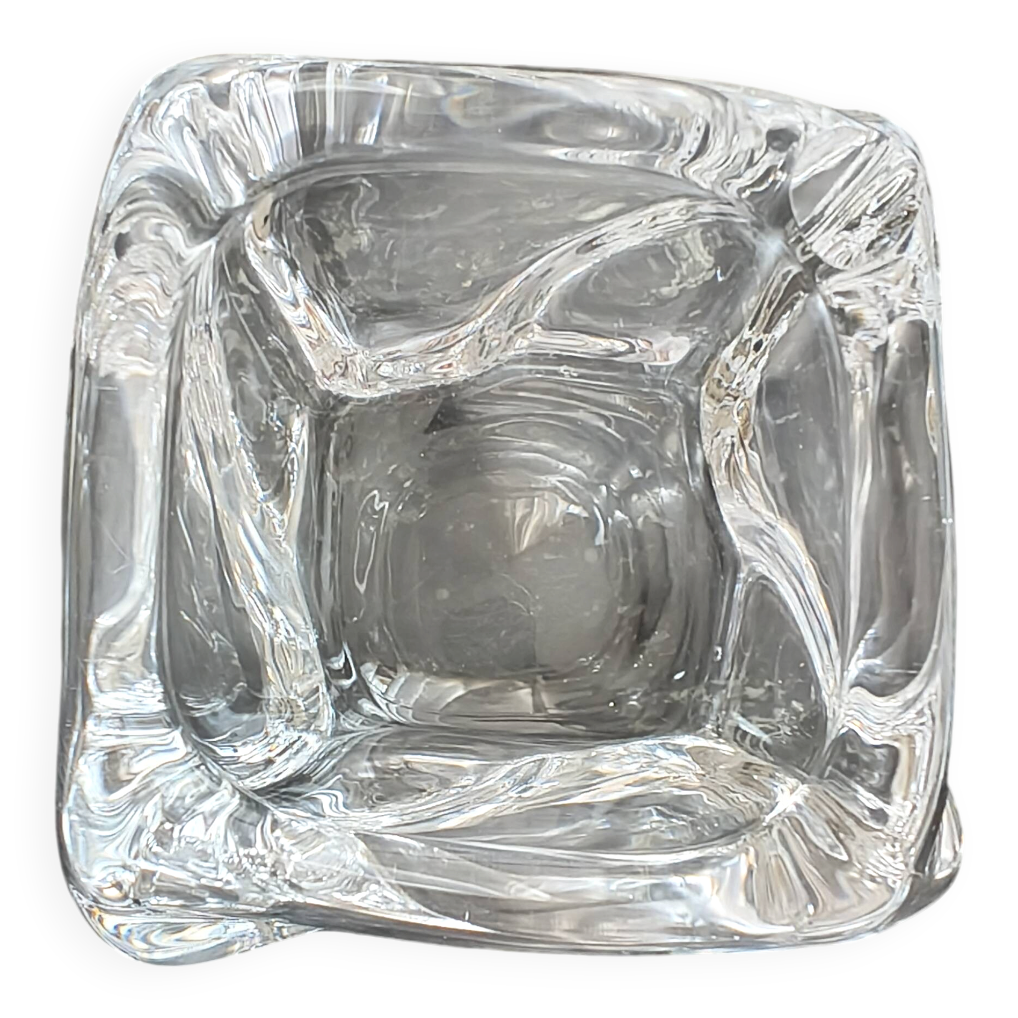 Cendrier cristal Daum France