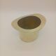 Ice Bucket Champagne Cooler Top Hat Vintage Brass