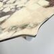 Table basse vintage chrome et marbre