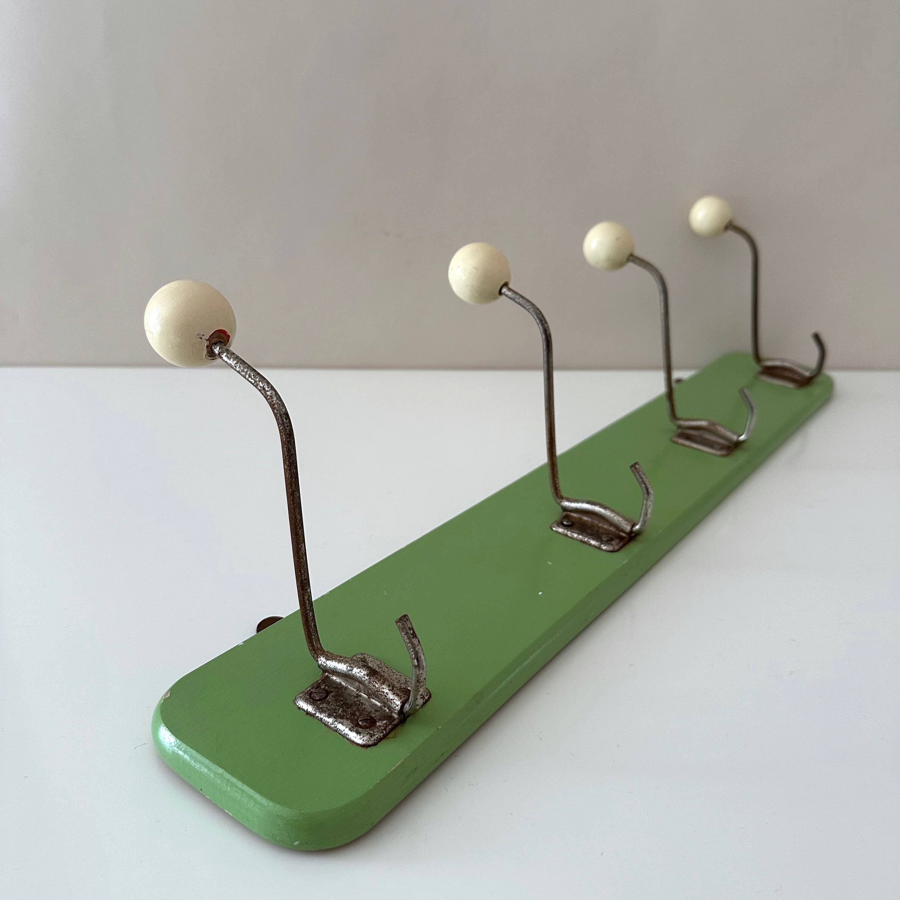 Mid-century wooden coat rack