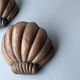 Paire d’appliques coquille Saint-Jacques 1960
