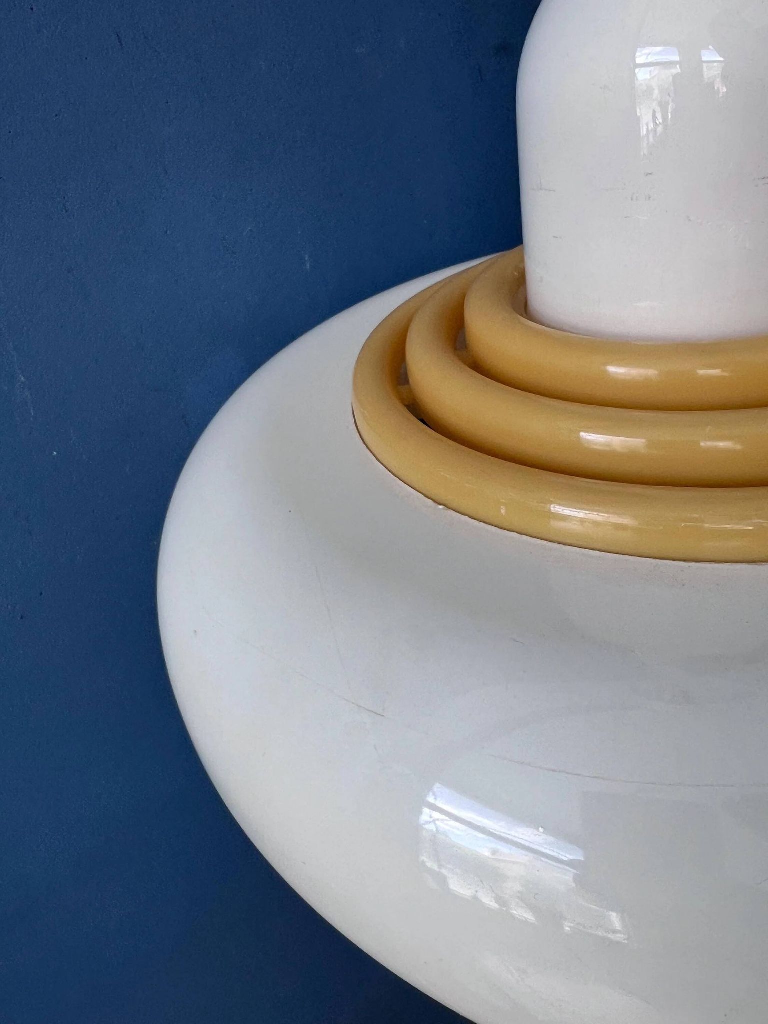 Beige Mid-Century UFO Suspension by Knud Christensen