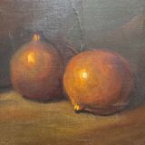 “Bodegón de frutas”, Escuela Sevillana, J. Hernández, s. XX - Spain