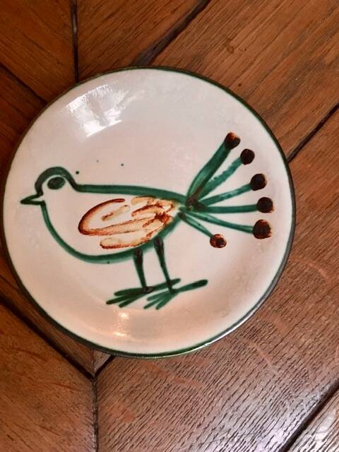 Antique bowls by Robert Picault, Vallauris, Provence.