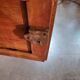 Louis XV period secretary in solid cherry wood
