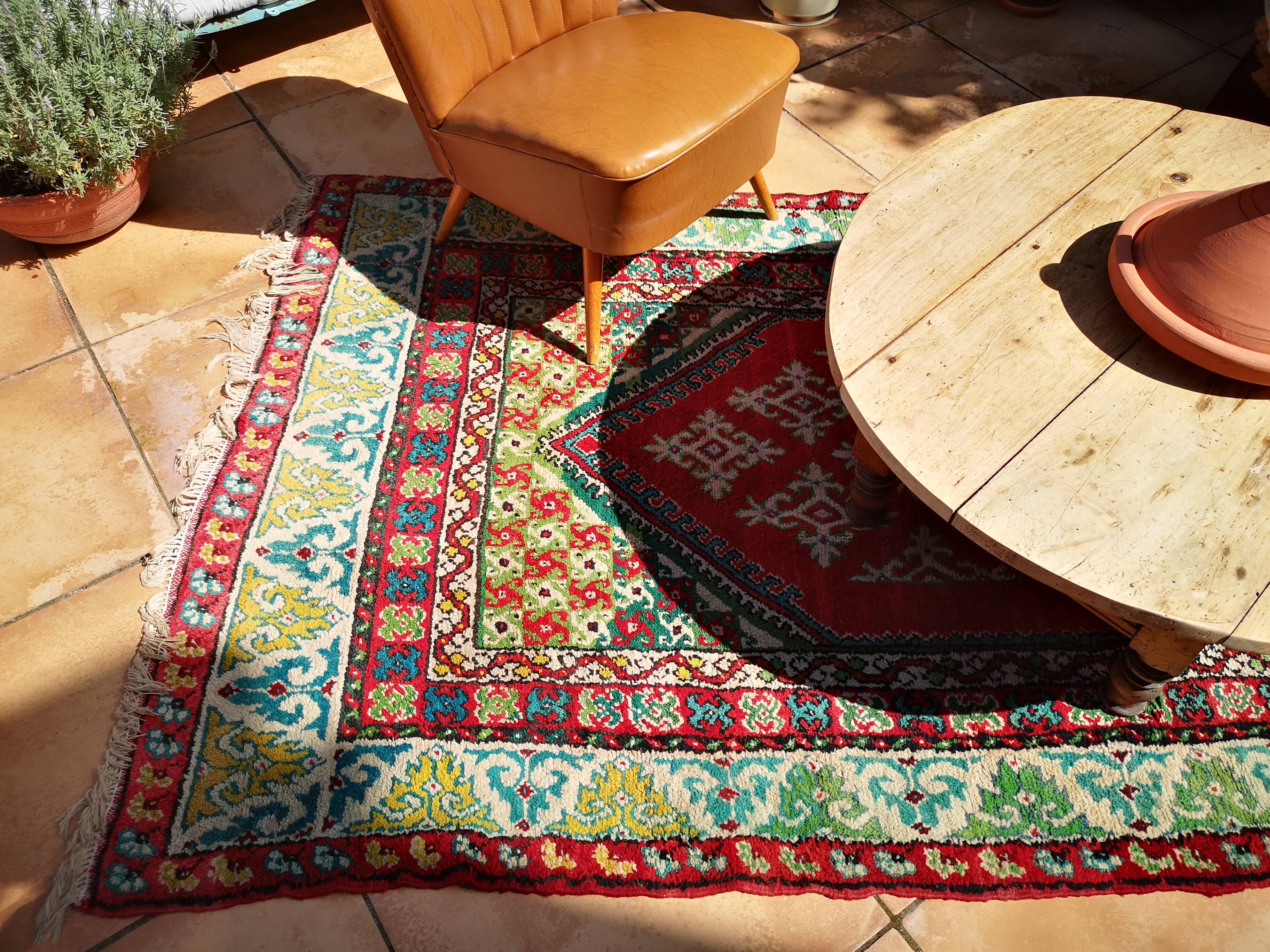 Persian wool carpet 260x138 cm